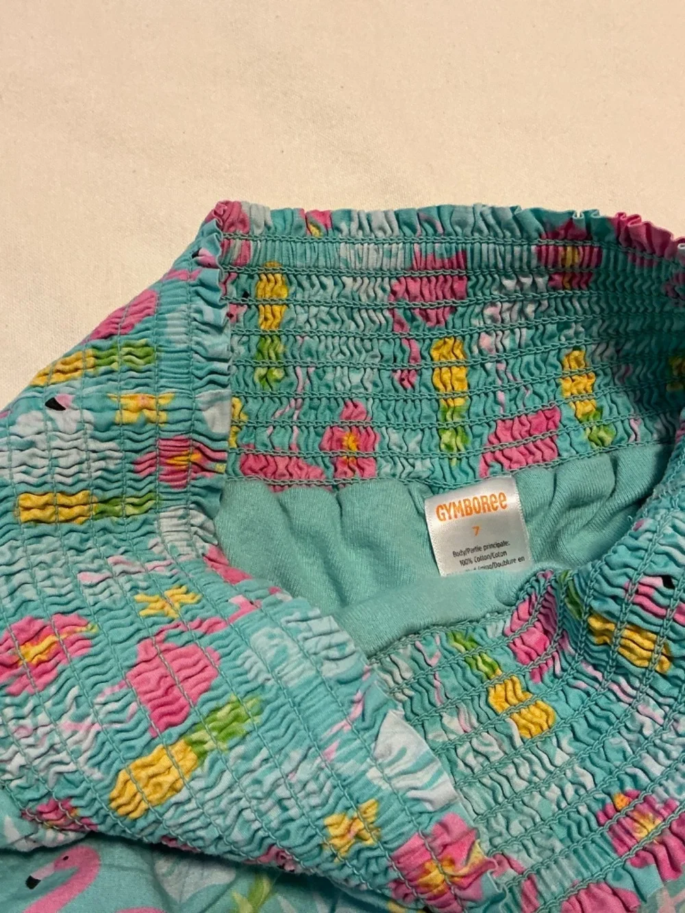 Gymboree Summer Dress size 6 and skirt Flamingo Ruffle size 7